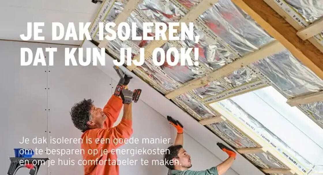 Je dak isoleren, dat kun jij ook!