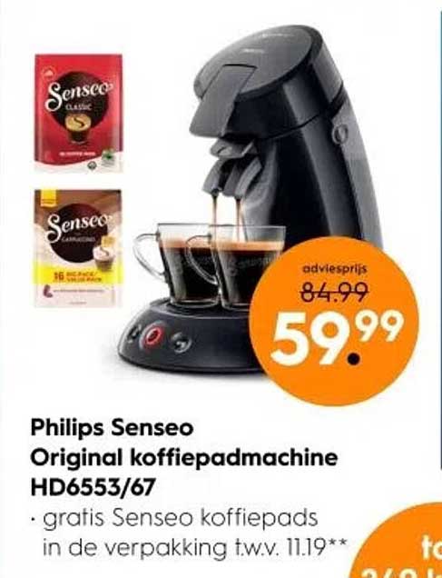 Philips Senseo Original koffiepadmachine HD6553/67