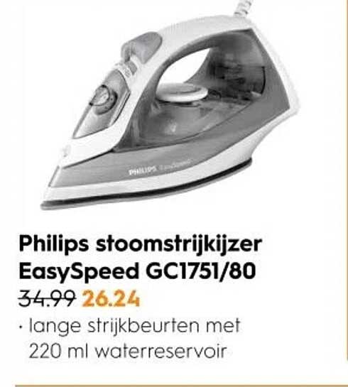 Philips stoomstrijkijzer EasySpeed GC1751/80