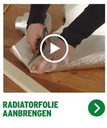 RADIATORFOLIE AANBRENGEN