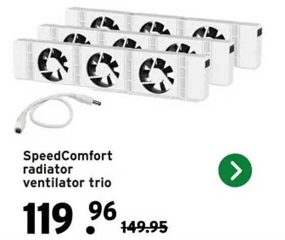 SpeedComfort radiator ventilator trio