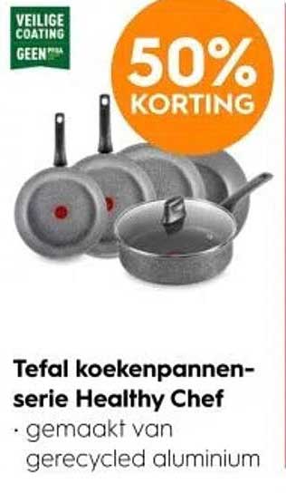 Tefal koekenpannen-serie Healthy Chef