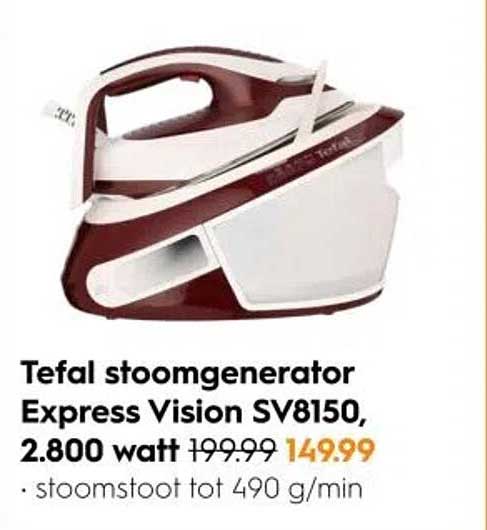 Tefal stoomgenerator Express Vision SV8150