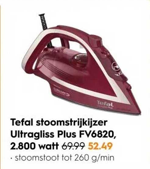 Tefal stoomstrijkijzer Ultragliss Plus FV6820