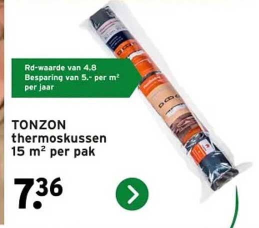 TONZON thermoskussen 15 m² per pak