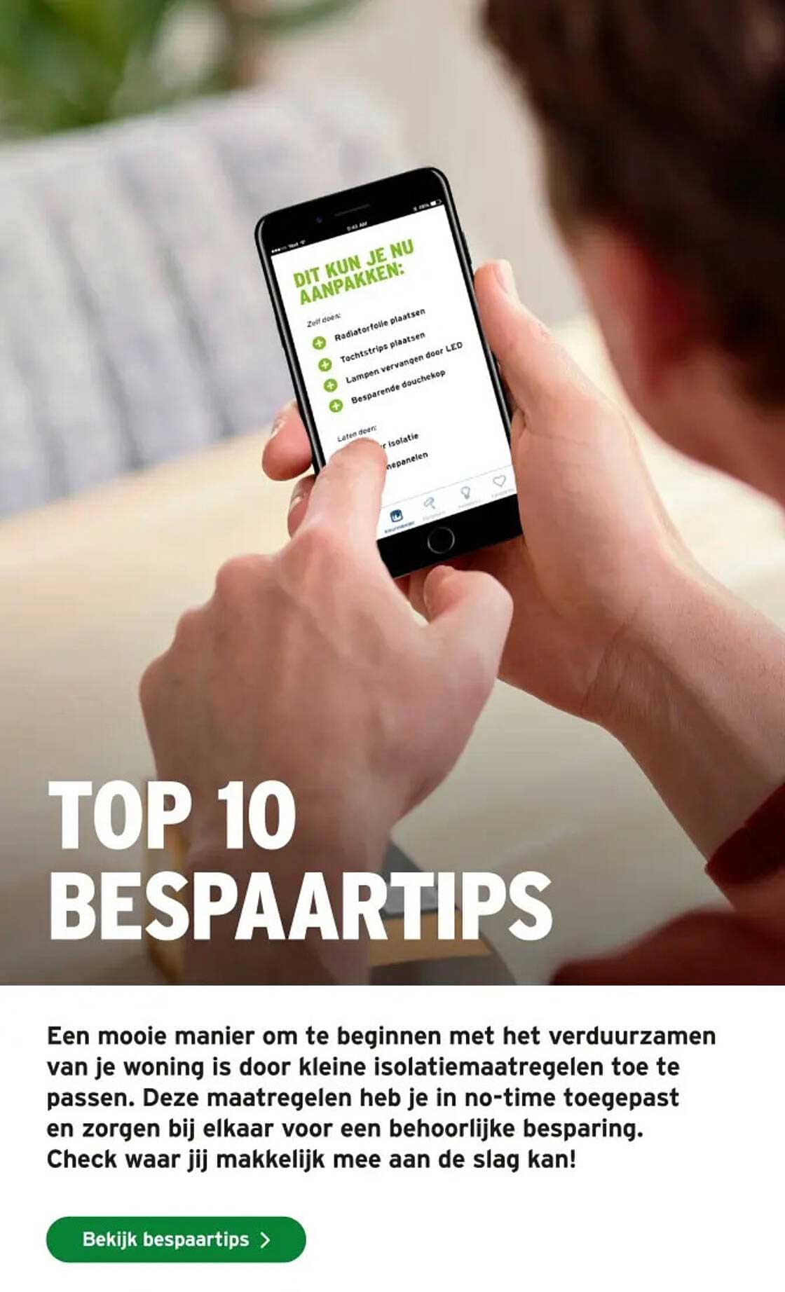 TOP 10 BESPAARTIPS