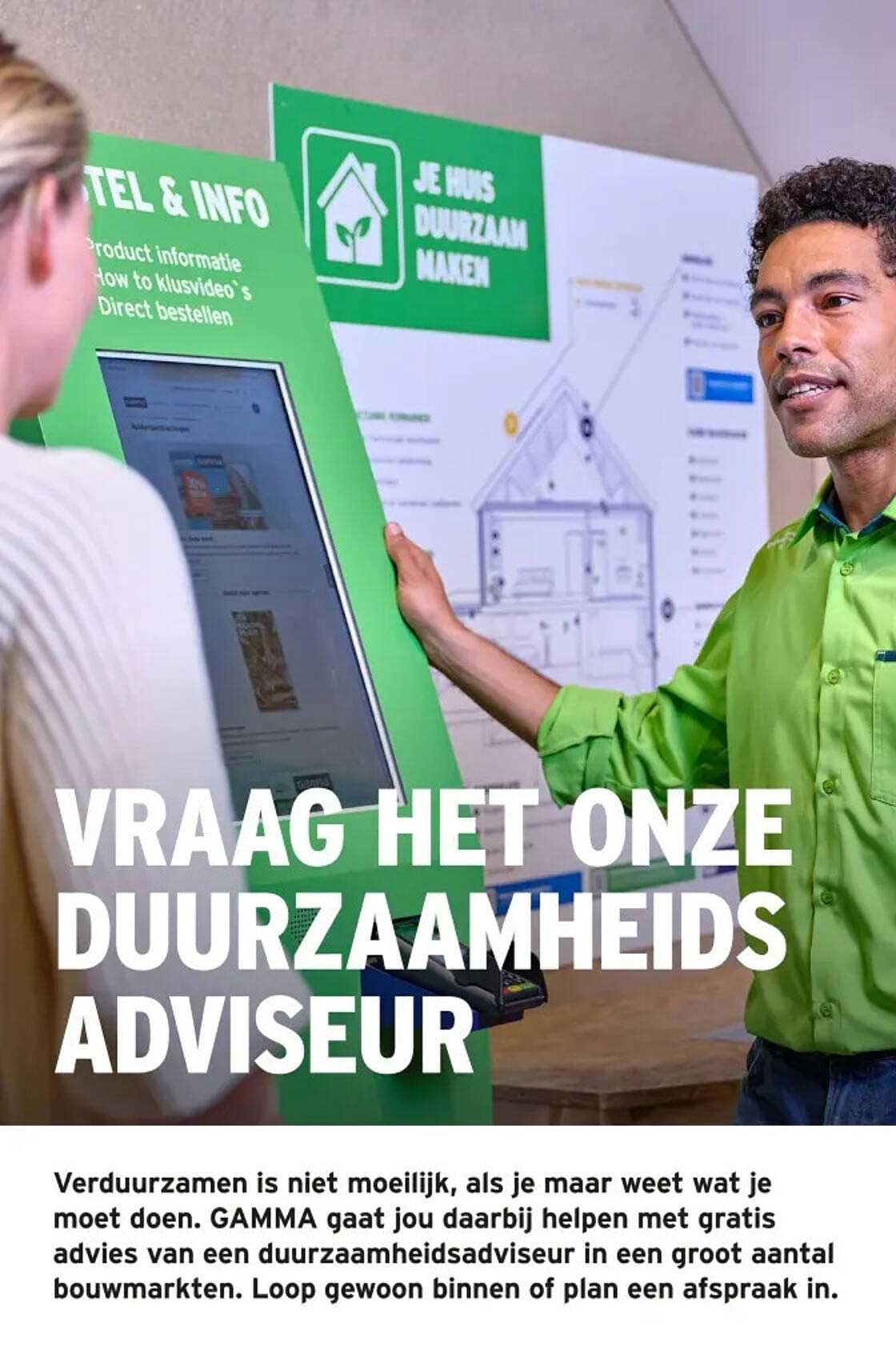 VRAAG HET ONZE DUURZAAMHEIDS ADVISEUR