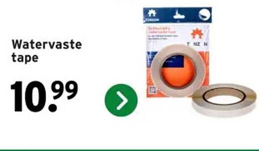 Watervaste tape