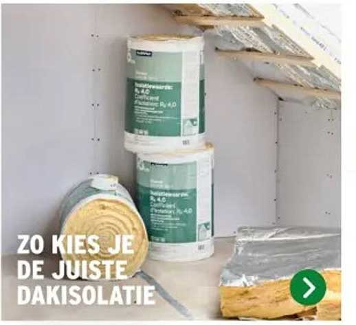 ZO KIES JE DE JUISTE DAKISOLATIE