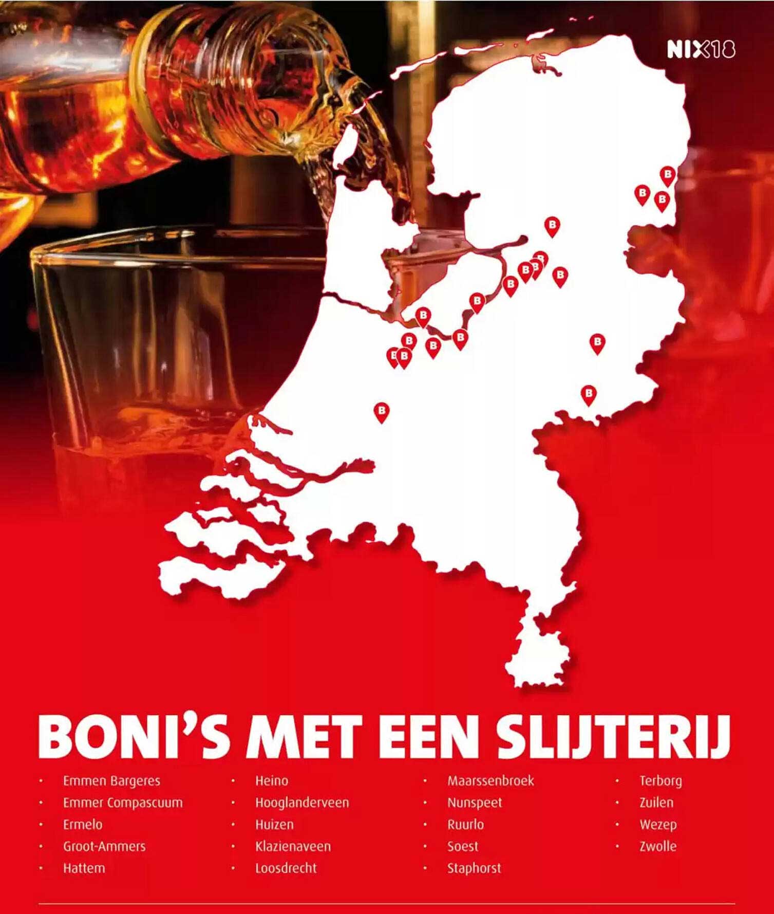 BONI'S MET EEN SLIJTERIJ