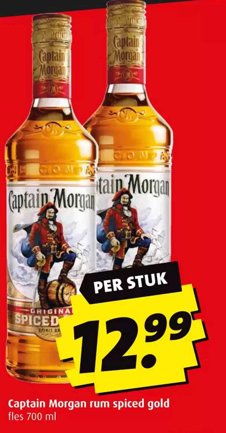 Captain Morgan rum spiced gold