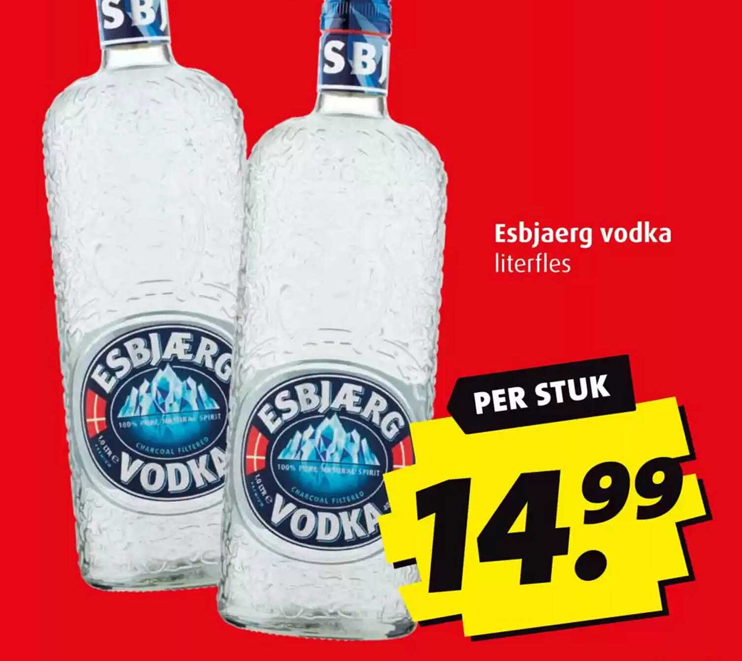 Esbjærg vodka literfles