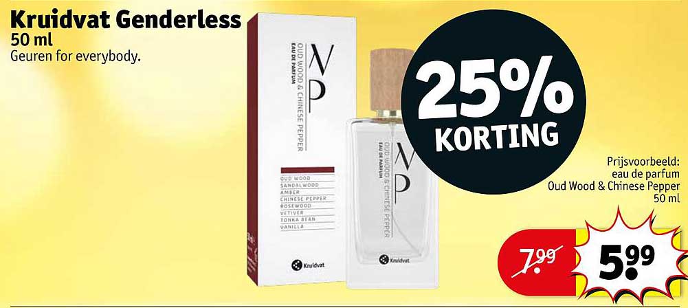 Kruidvat Genderless aanbieding bij Kruidvat