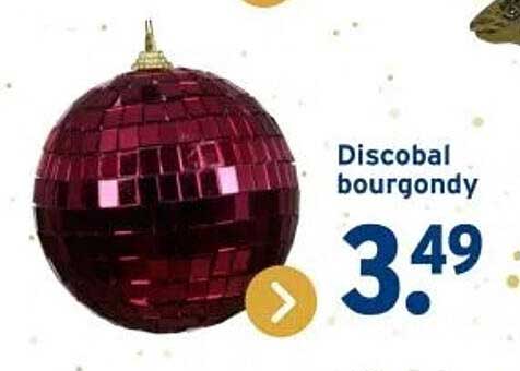 Discobal bourgondy