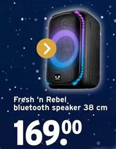 Fresh 'n Rebel bluetooth speaker 38 cm