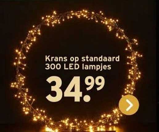 Krans op standaard 300 LED lampjes