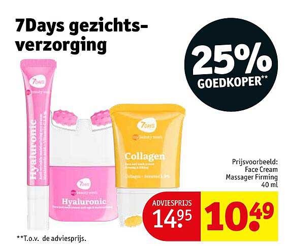 7Days gezichtsverzorging