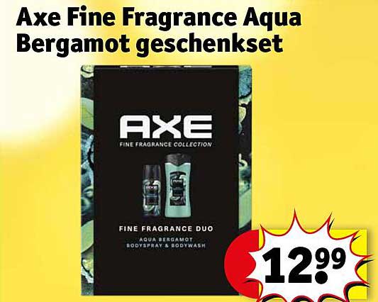 Axe Fine Fragrance Aqua Bergamot geschenkset