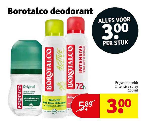 Borotalco deodorant