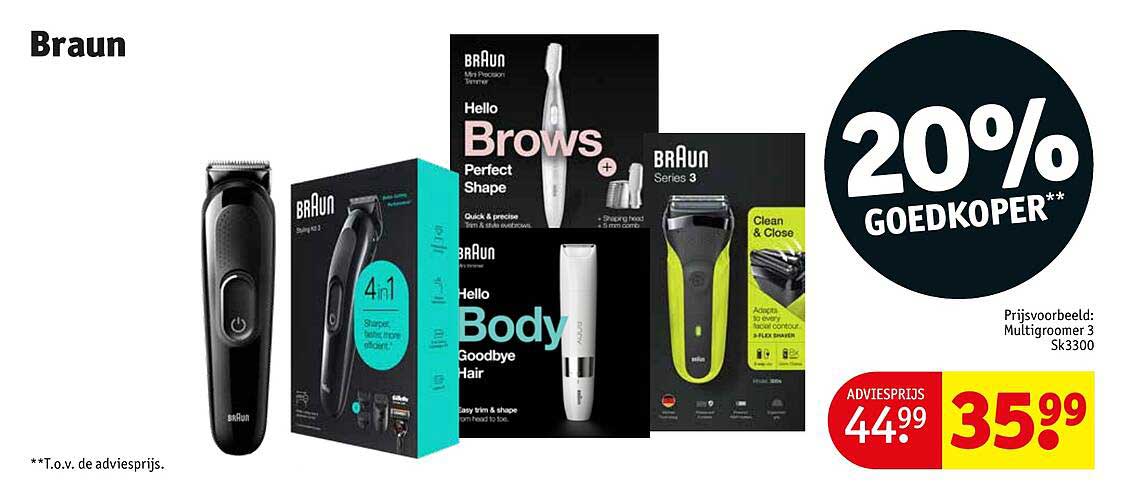 Braun 4-in-1 Styler en Braun Series 3