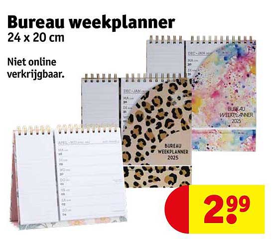 Bureau weekplanner