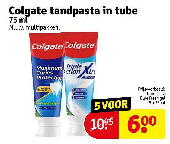 Colgate tandpasta in tube