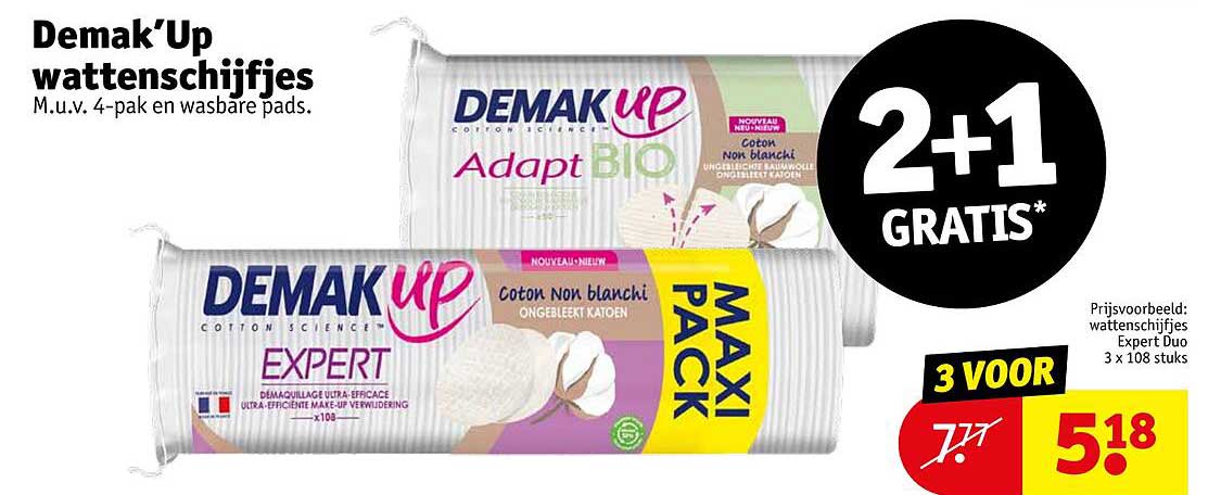 Demak'Up watten schijfjes