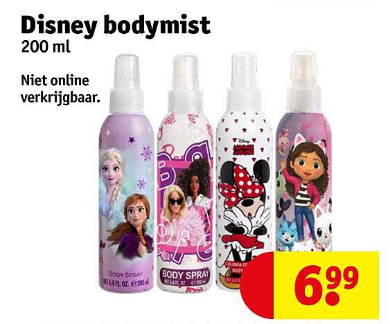 Disney bodymist