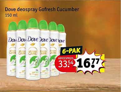 Dove deospray Gofresh Cucumber