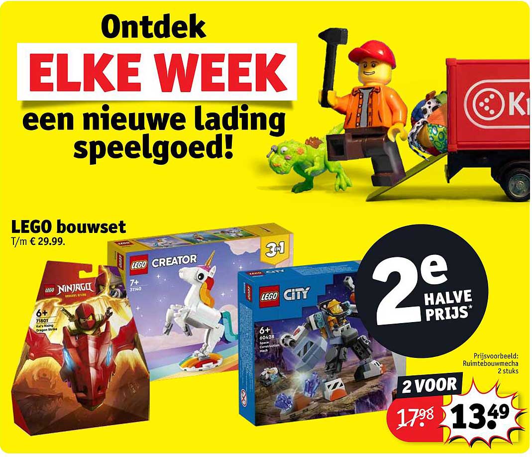 ELKE WEEK een nieuwe lading speelgoed!