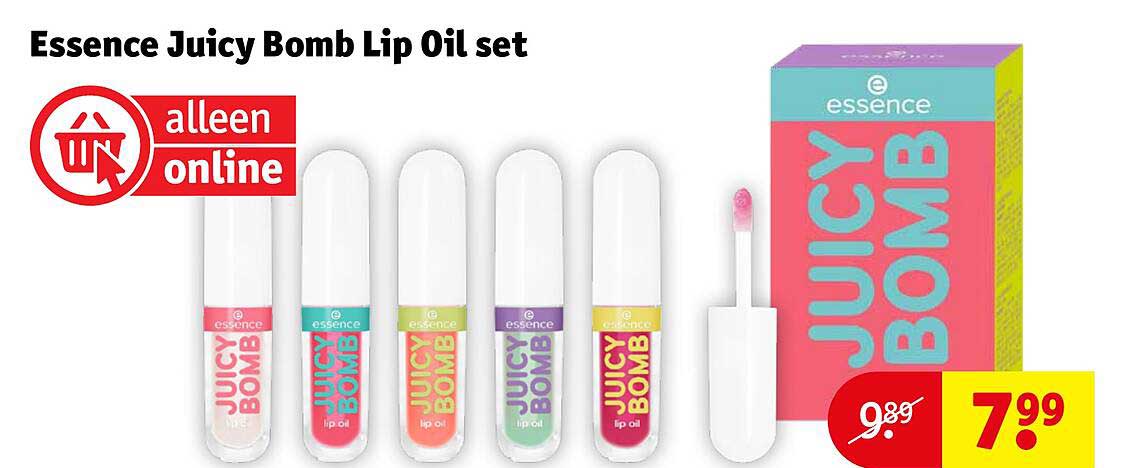 Essence Juicy Bomb Lip Oil set