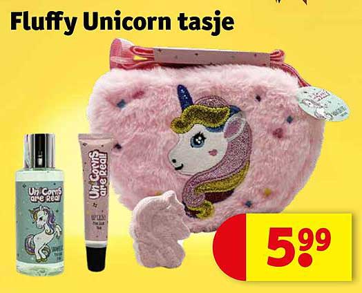 Fluffy Unicorn tasje