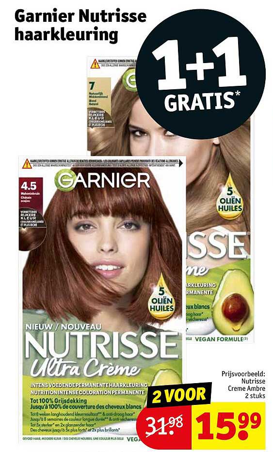 Garnier Nutrisse haarkleurigheid