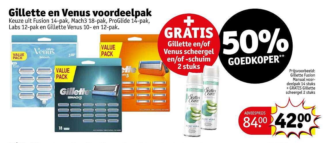 Gillette en Venus voordeelpak