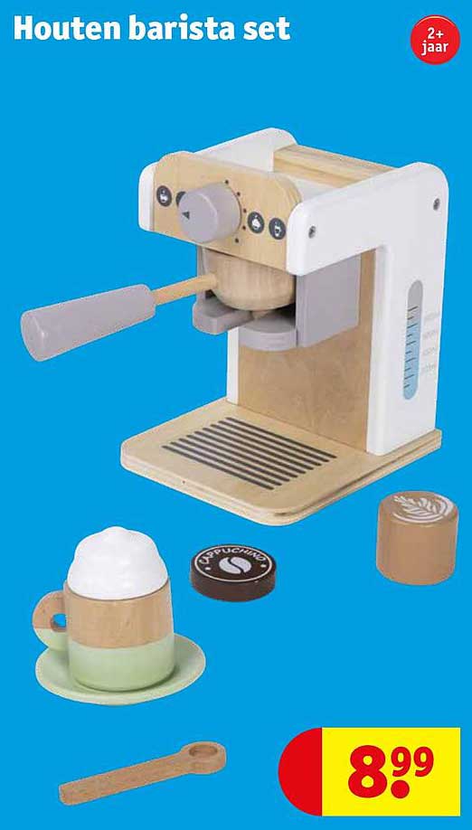 Houten barista set