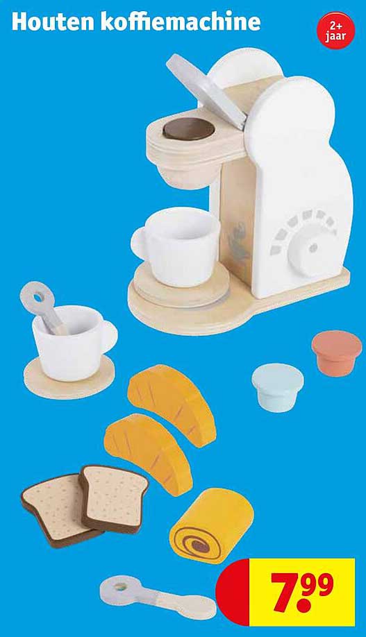 Houten koffiemachine