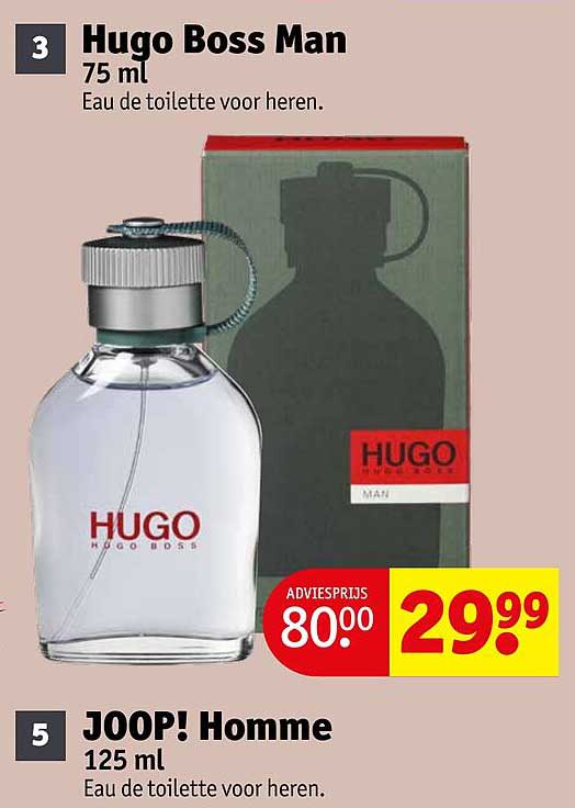 Hugo Boss Man  
JOOP! Homme