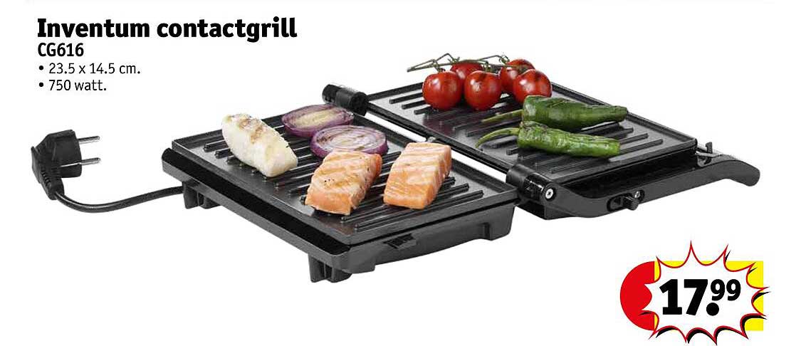 Inventum contactgrill CG616