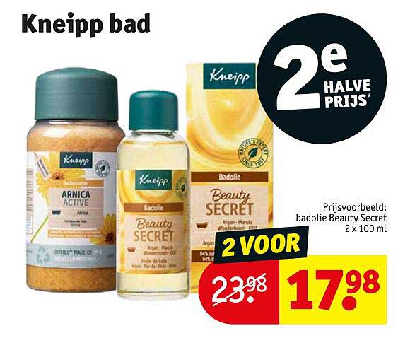 Kneipp bad