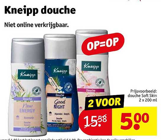 Kneipp douche