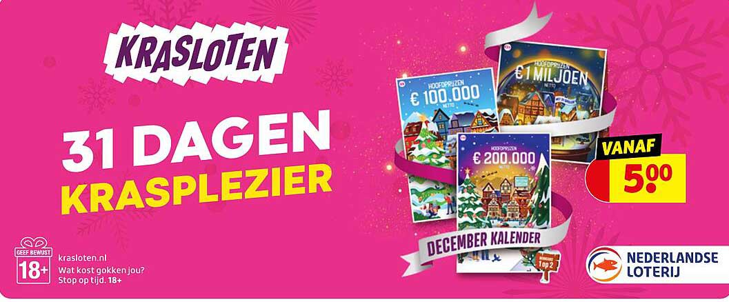 Krasloten 31 DAGEN KRASPLEZIER