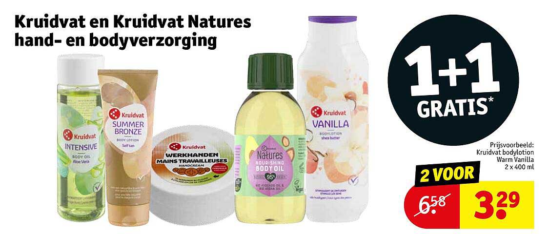 Kruidvat en Kruidvat Natures hand- en bodyverzorging