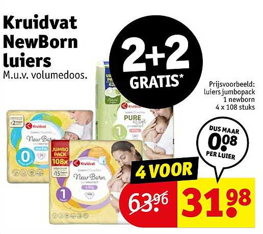 Kruidvat NewBorn luiers