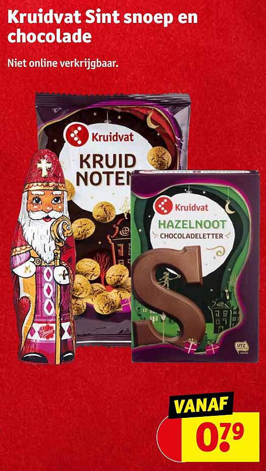 Kruidvat Sint snoep en chocolade