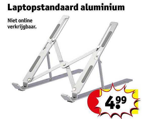 Laptopstandaard aluminium