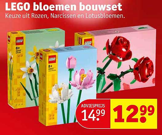 LEGO bloemen bouwset