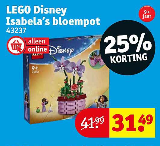 LEGO Disney Isabela’s bloempot 43237