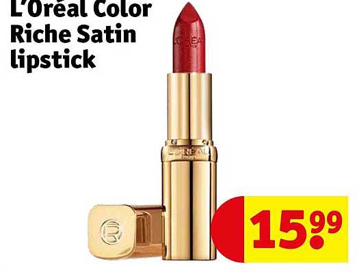 L'Oréal Color Riche Satin lipstick