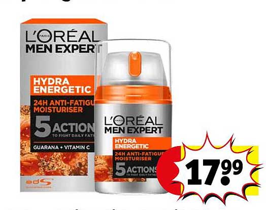 L'Oréal Men Expert Hydra Energetic 24H Anti-Fatigue Moisturiser