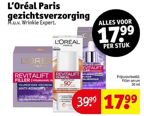 L'Oréal Paris gezichtsverzorging